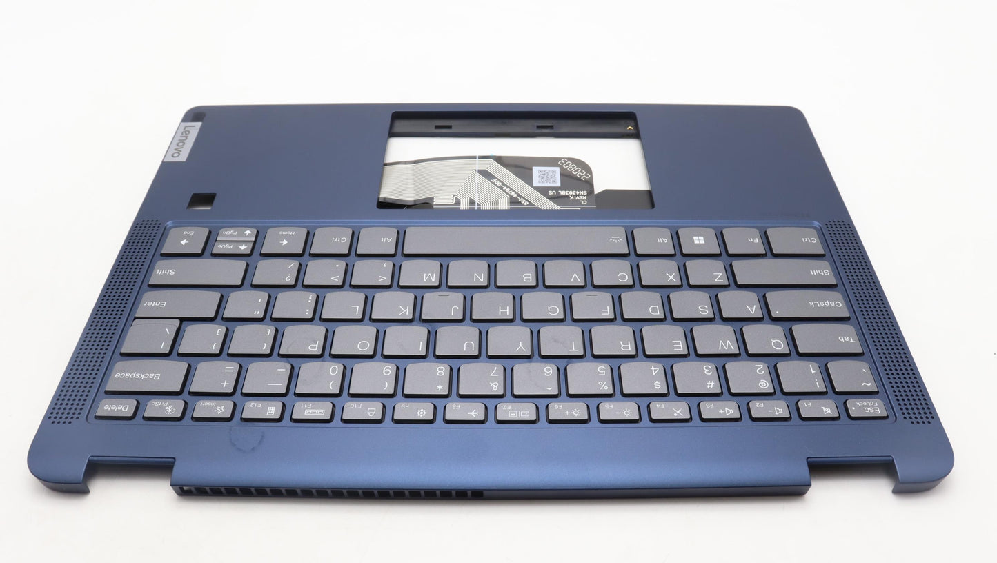 Lenovo C-Cover with Keyboard, USA English, Abyss Blue, Backlight - 5CB1K20715