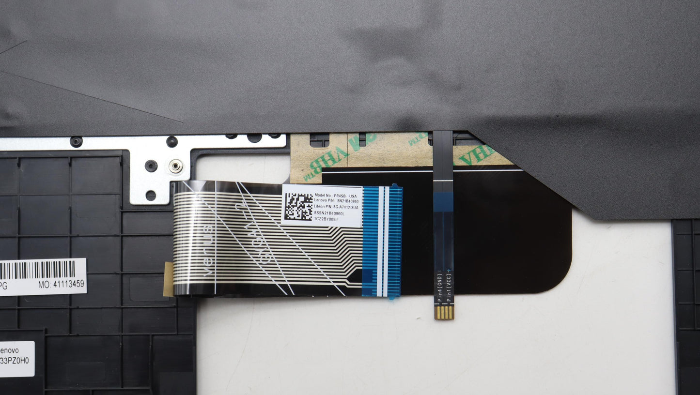 Lenovo C-Cover with Keyboard, USA English, Abyss Blue, Backlight - 5CB1K20715