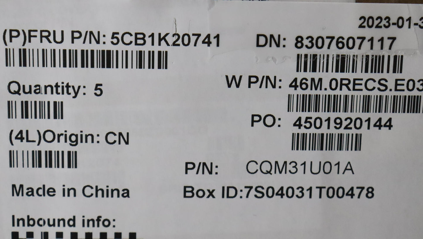 Lenovo Cover Upper Case Assembly Cze/ - 5CB1K20741
