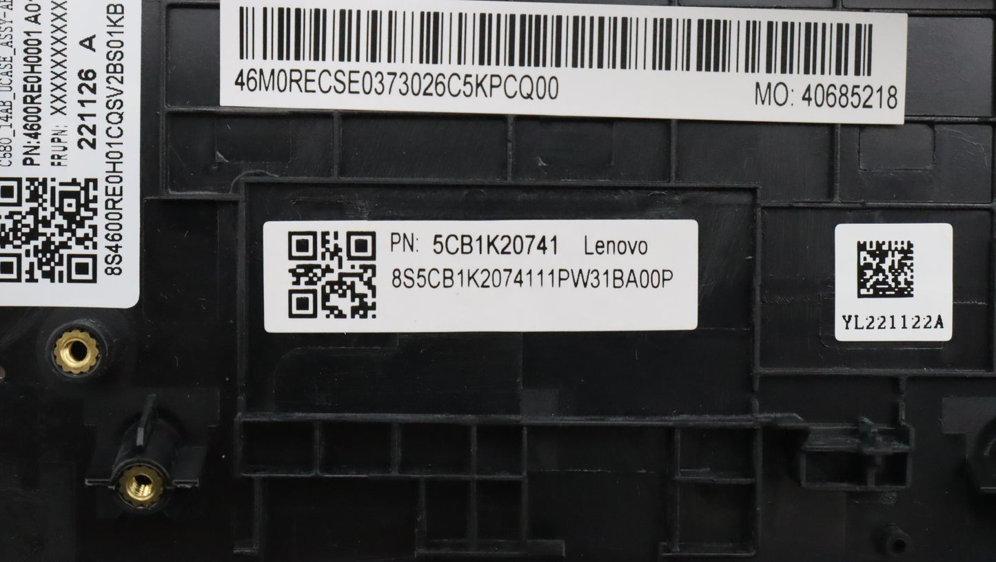 Lenovo Cover Upper Case Assembly Cze/ - 5CB1K20741