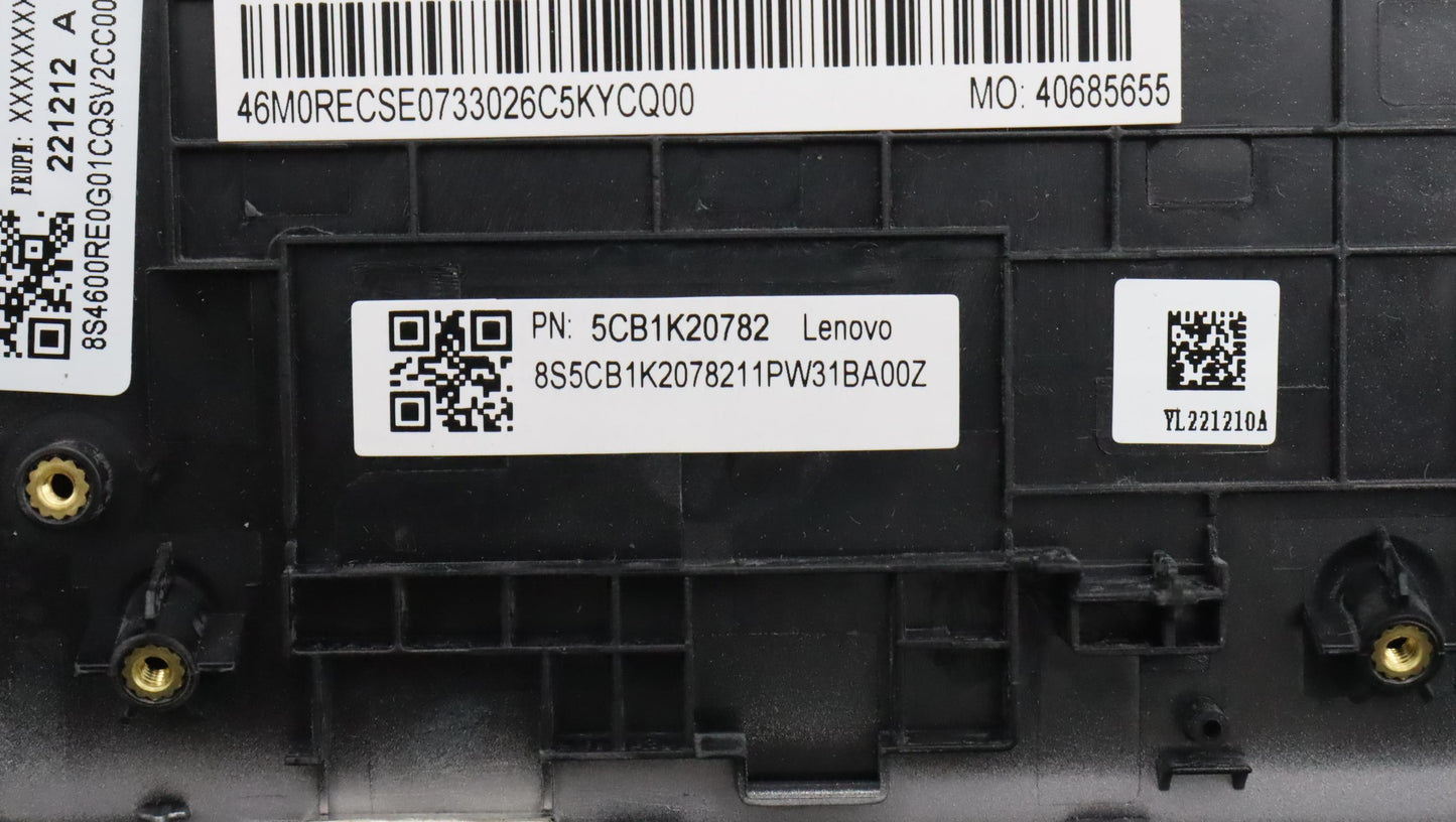 Lenovo Cover Upper Case Assembly Eng - 5CB1K20782