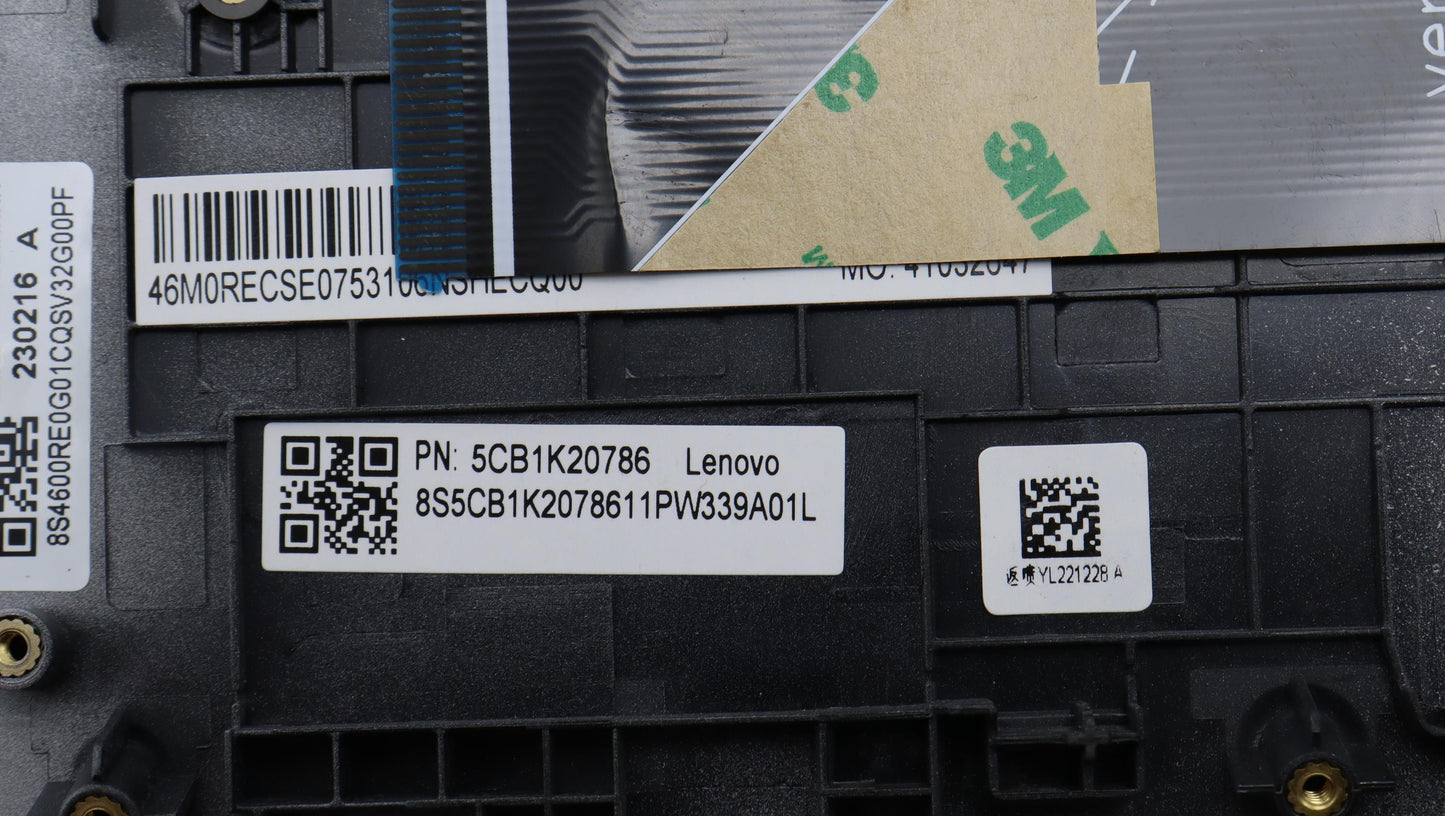 Lenovo Cover Upper Case Assembly Uke - 5CB1K20786