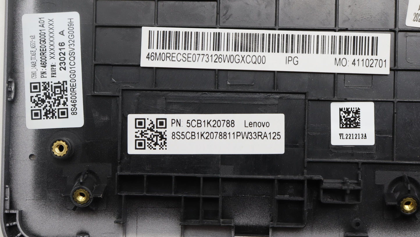Lenovo Cover Upper Case Assembly Spa - 5CB1K20788