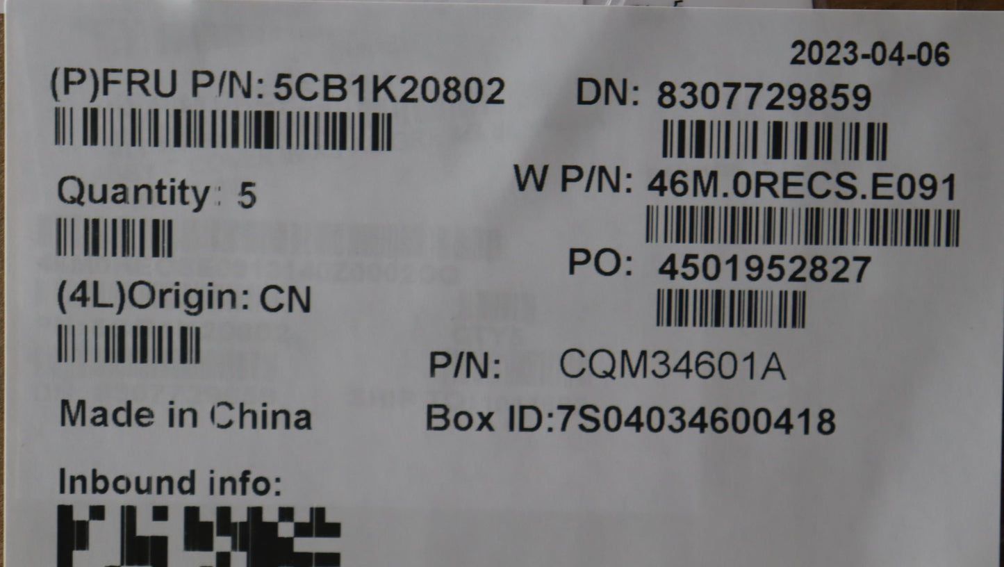 Lenovo Cover Upper Case Assembly Gre - 5CB1K20802