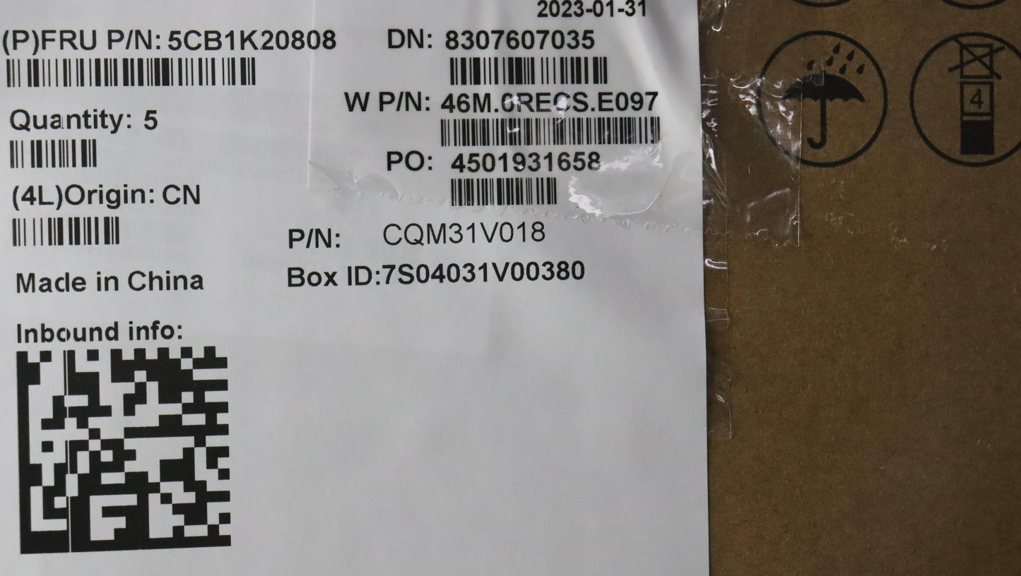 Lenovo Cover Upper Case Assembly Slv - 5CB1K20808