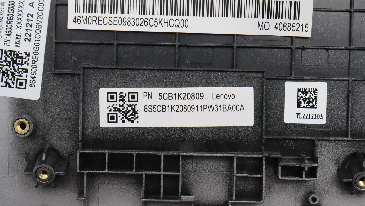Lenovo Cover Upper Case Assembly Sws - 5CB1K20809