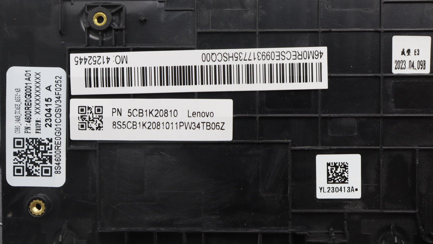 Lenovo Cover Upper Case Assembly Euro - 5CB1K20810