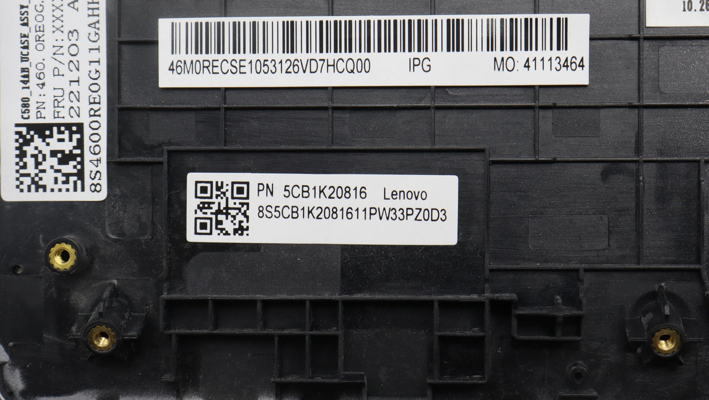 Lenovo Cover Upper Case Assembly Eng - 5CB1K20816