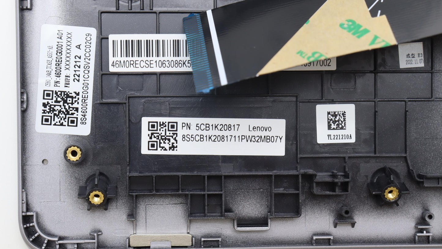 Lenovo Cover Upper Case Assembly Uke - 5CB1K20817