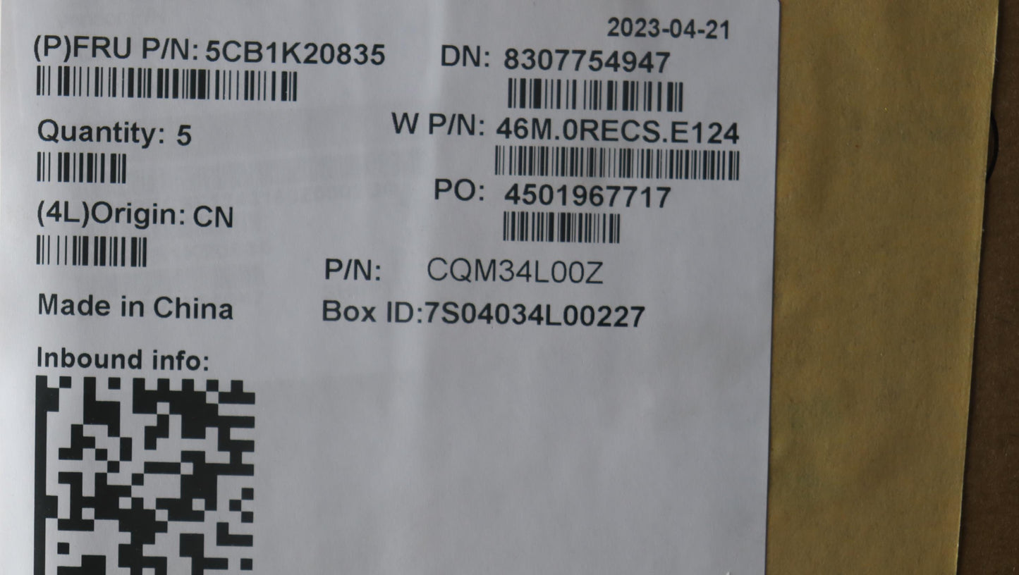 Lenovo Cover Upper Case Assembly Nord - 5CB1K20835