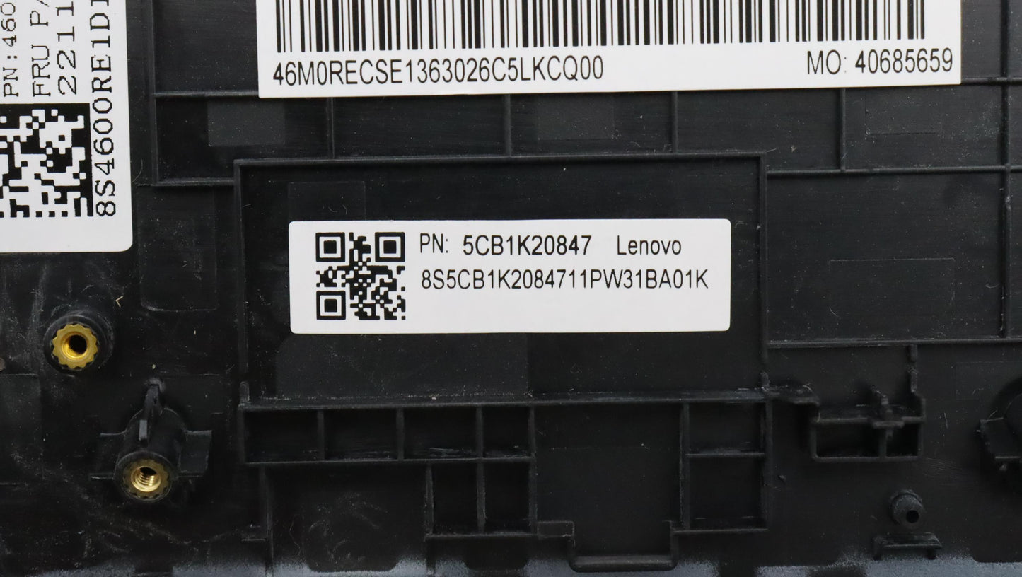Lenovo Cover Upper Case Assembly Eng - 5CB1K20847