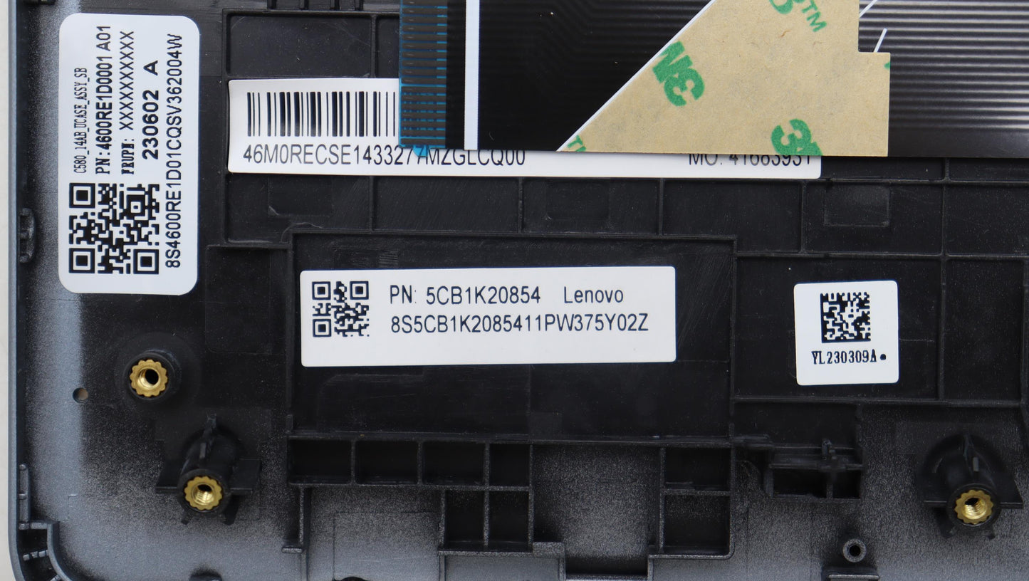 Lenovo Cover Upper Case Assembly Por - 5CB1K20854