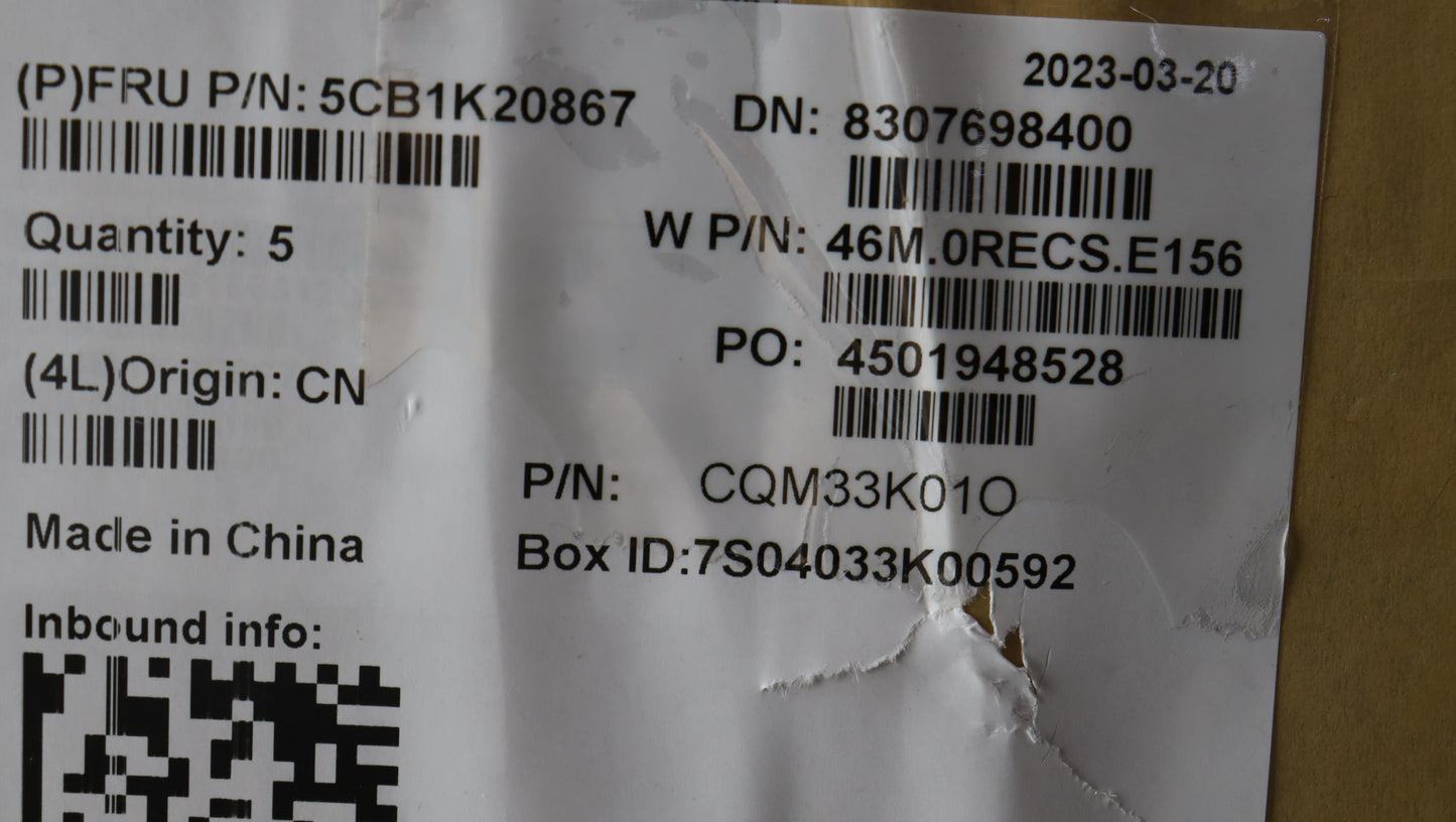 Lenovo Cover Upper Case Assembly Hun - 5CB1K20867