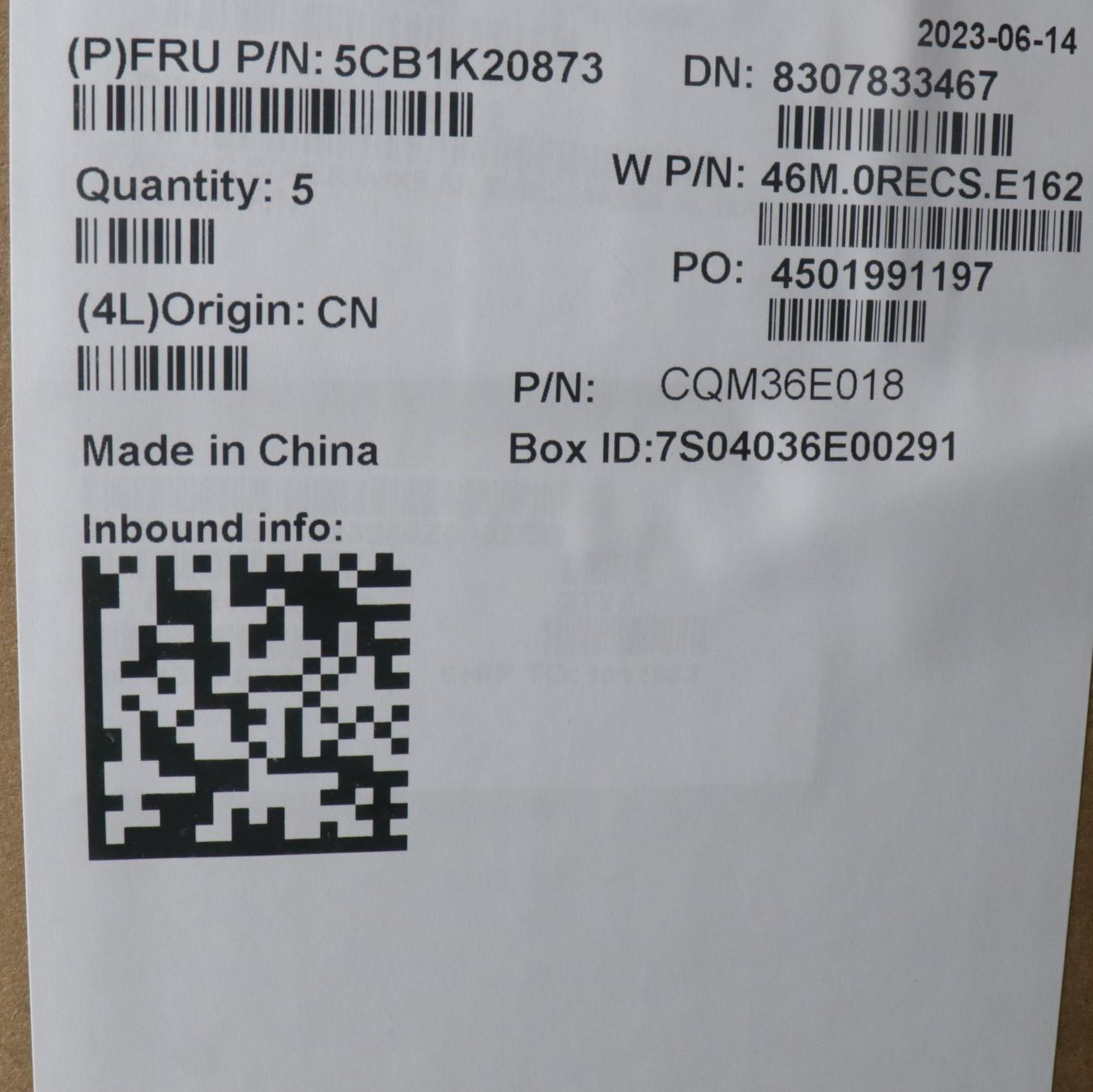 Lenovo Cover Upper Case Assembly Euro - 5CB1K20873