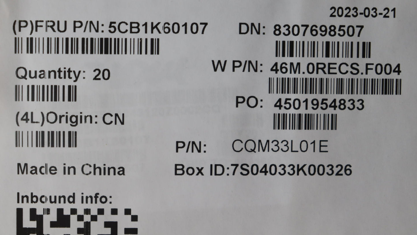Lenovo Cover Lcd Cover W 82Xy Ab 2.5K - 5CB1K60107