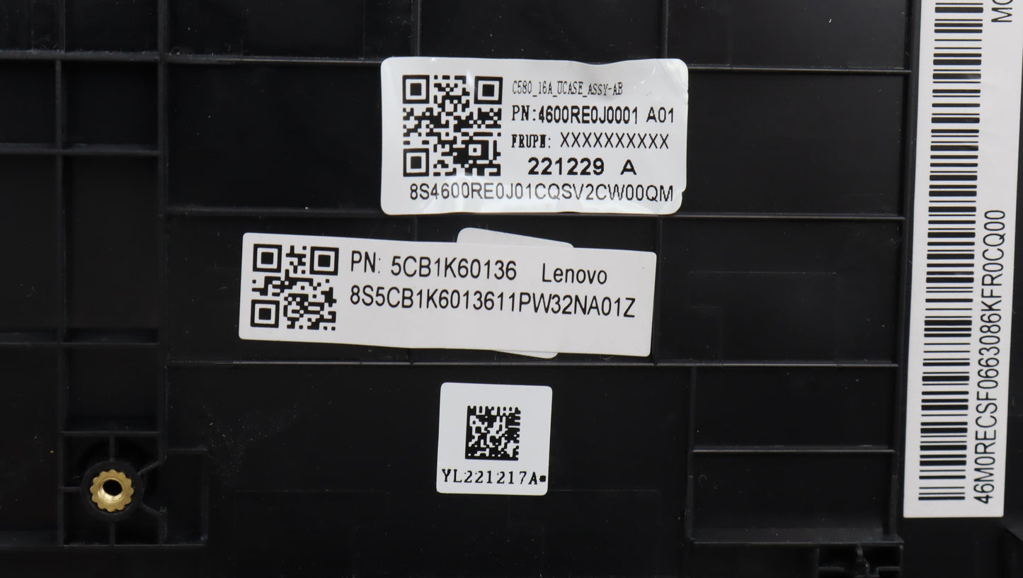 Lenovo Cover Upper Case Assembly Cze/ - 5CB1K60136