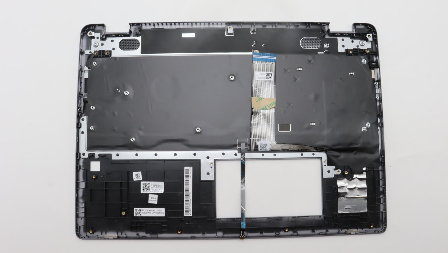 Lenovo C-Cover with Keyboard, USA English, Arctic Grey, Backlight - 5CB1K60142