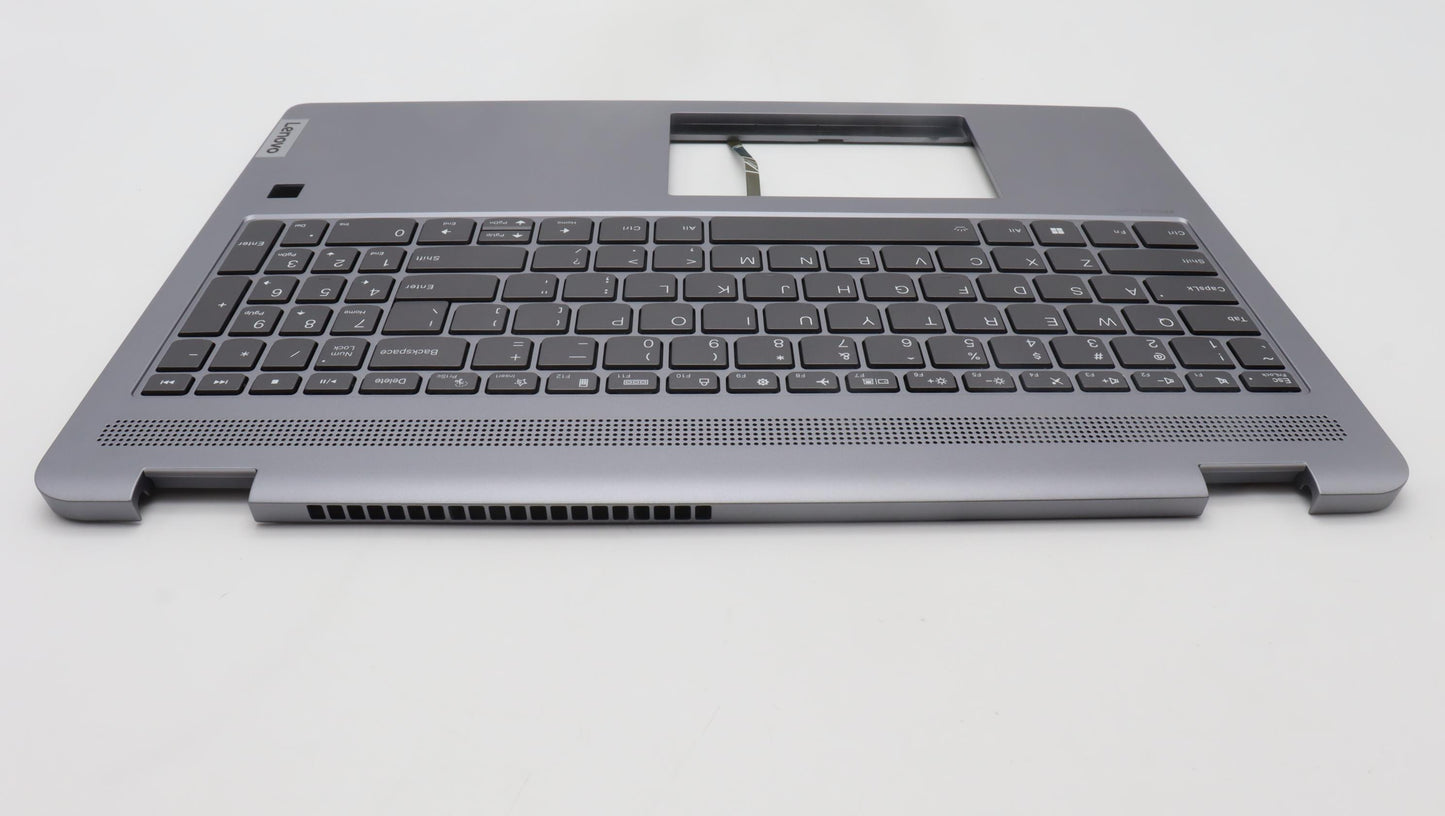 Lenovo C-Cover with Keyboard, USA English, Arctic Grey, Backlight - 5CB1K60142