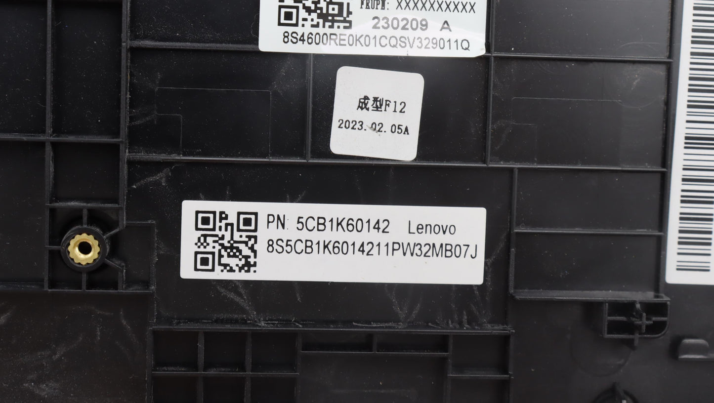 Lenovo C-Cover with Keyboard, USA English, Arctic Grey, Backlight - 5CB1K60142