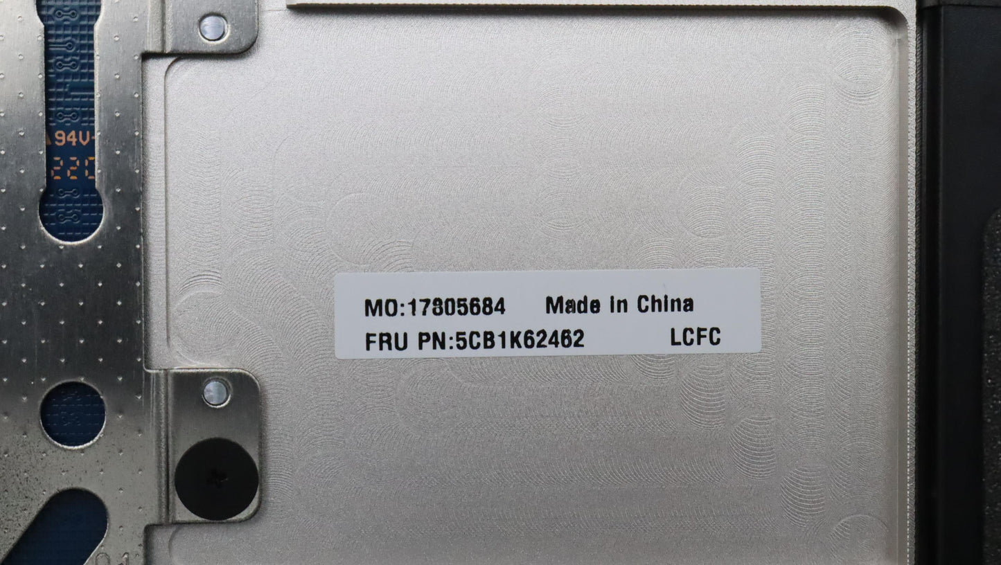 Lenovo Cover Upper Case Assembly Cze/ - 5CB1K62462