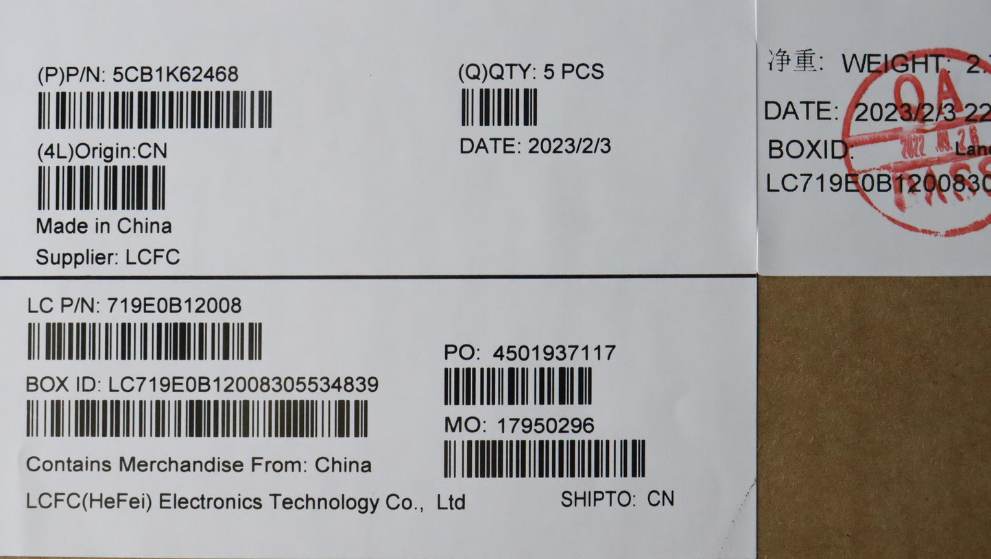 Lenovo Cover Upper Case Assembly Ger - 5CB1K62468