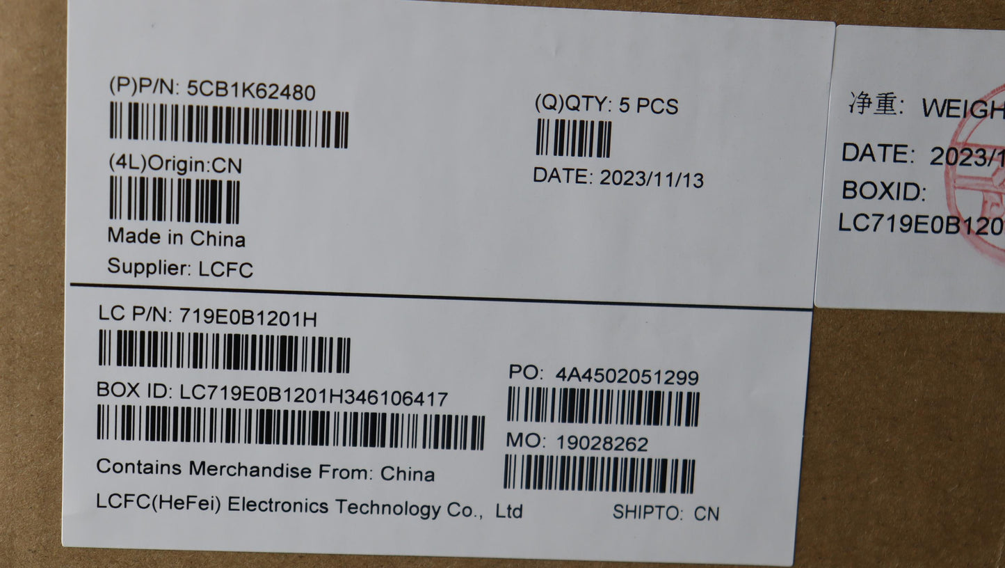 Lenovo Cover Upper Case Assembly Rus - 5CB1K62480