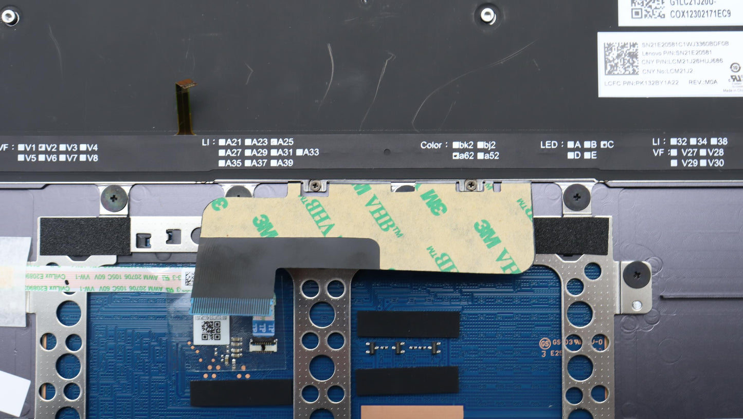 Lenovo Cover Upper Case Assembly Hun - 5CB1K62491