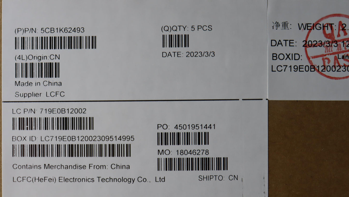 Lenovo Cover Upper Case Assembly Ita - 5CB1K62493