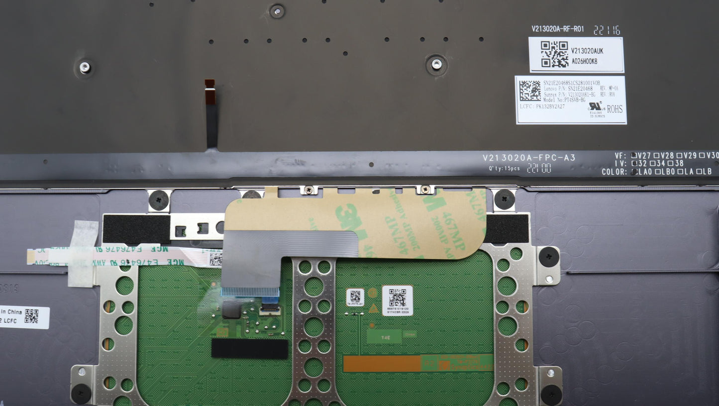 Lenovo Cover Upper Case Assembly Bul - 5CB1K62512