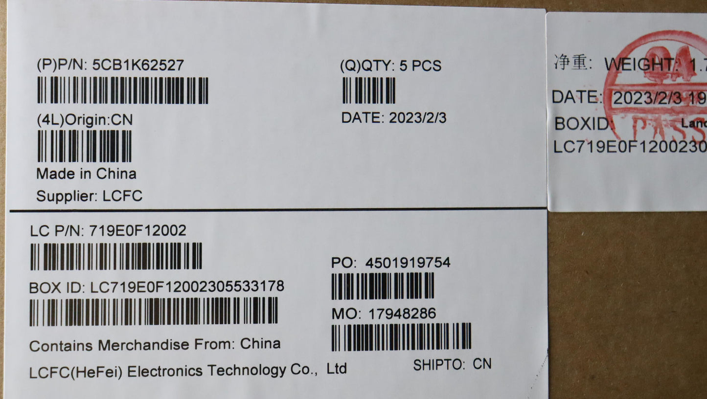 Lenovo Cover Upper Case Assembly Eng - 5CB1K62527