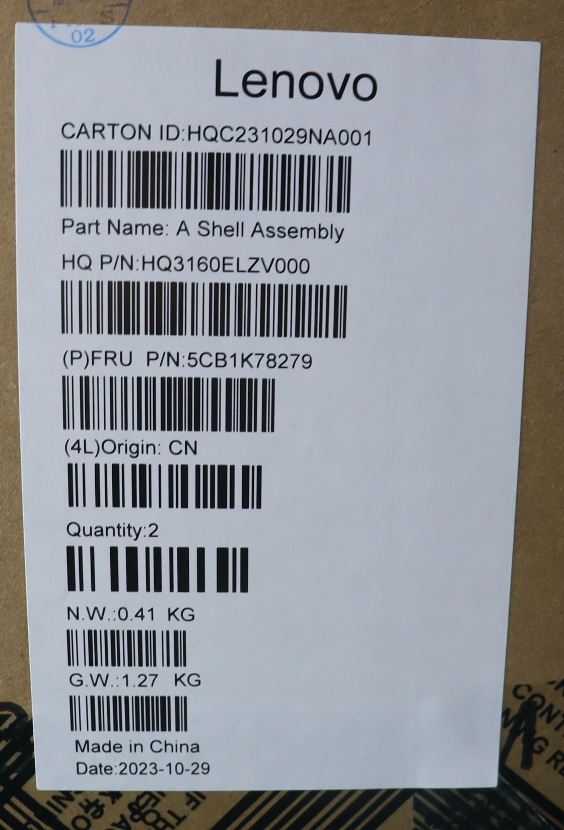 Lenovo Cover Lcd Cover H 82Wv_T_Sg Ay - 5CB1K78279