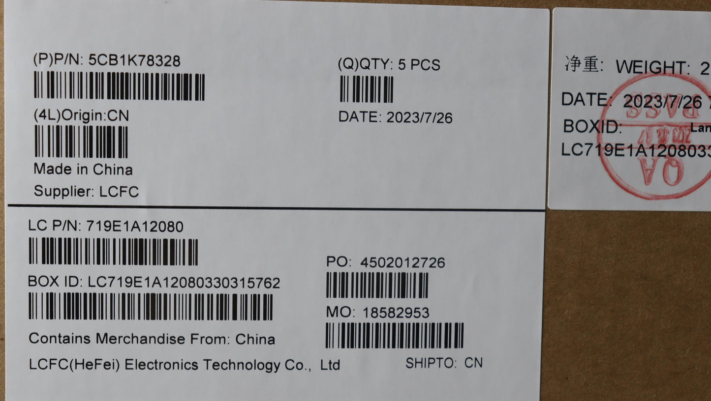 Lenovo Cover Upper Case Assembly Ara - 5CB1K78328