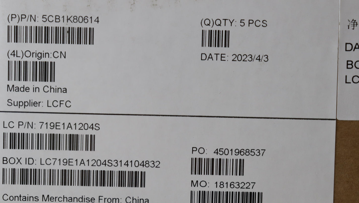 Lenovo Cover Upper Case Assembly Eng - 5CB1K80614
