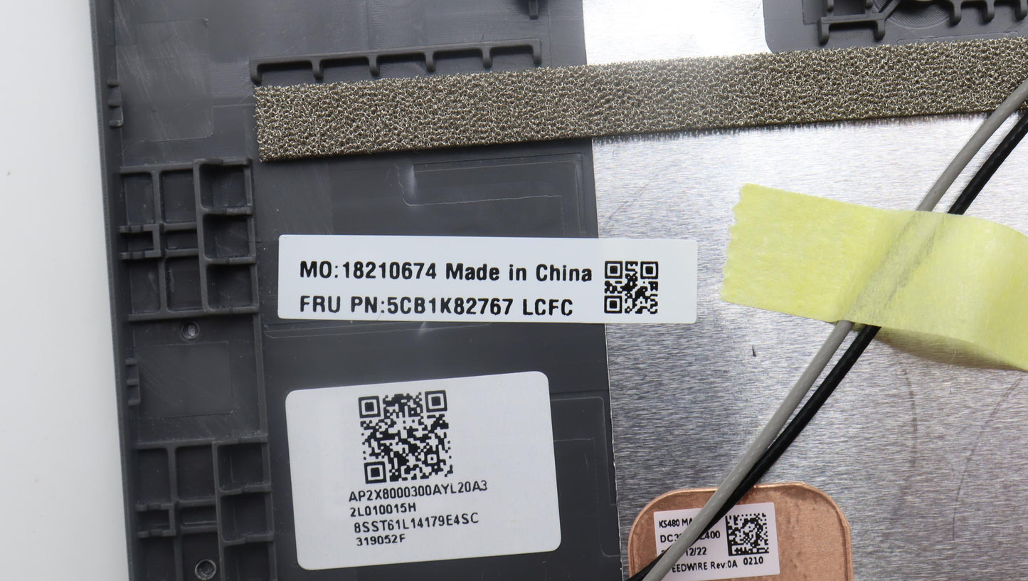 Lenovo Cover Upper Case Assembly Eng - 5CB1K82767