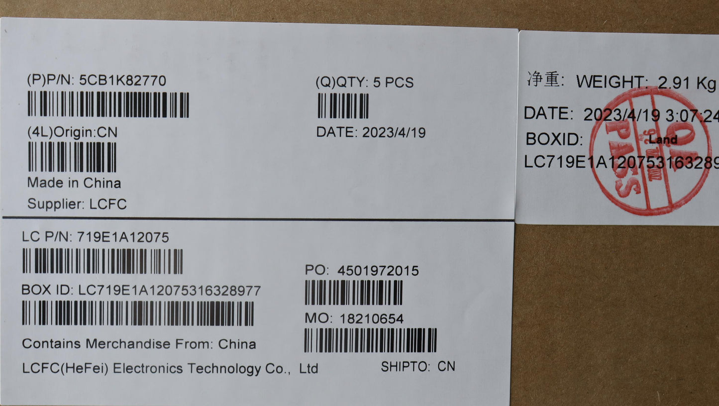 Lenovo Cover Upper Case Assembly Spa - 5CB1K82770
