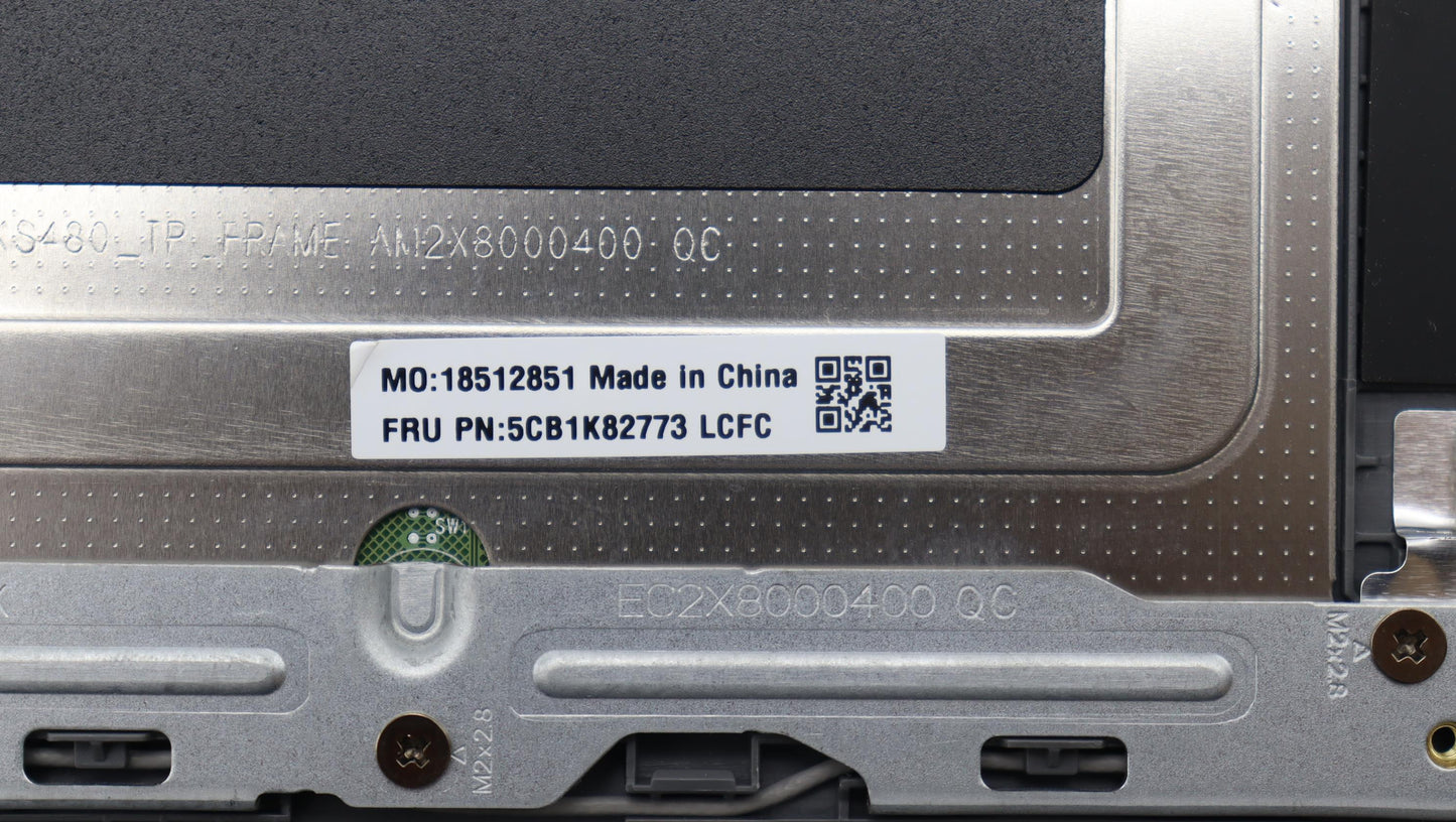 Lenovo Cover Upper Case Assembly Por - 5CB1K82773