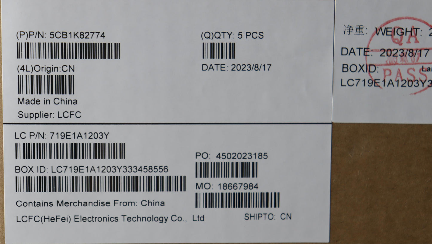 Lenovo Cover Upper Case Assembly La S - 5CB1K82774