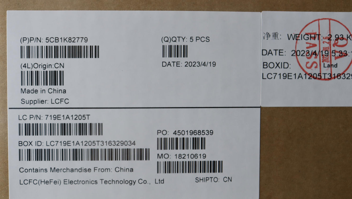 Lenovo Cover Upper Case Assembly Fra - 5CB1K82779