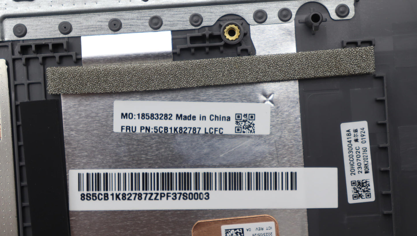 Lenovo Cover Upper Case Assembly Bel - 5CB1K82787
