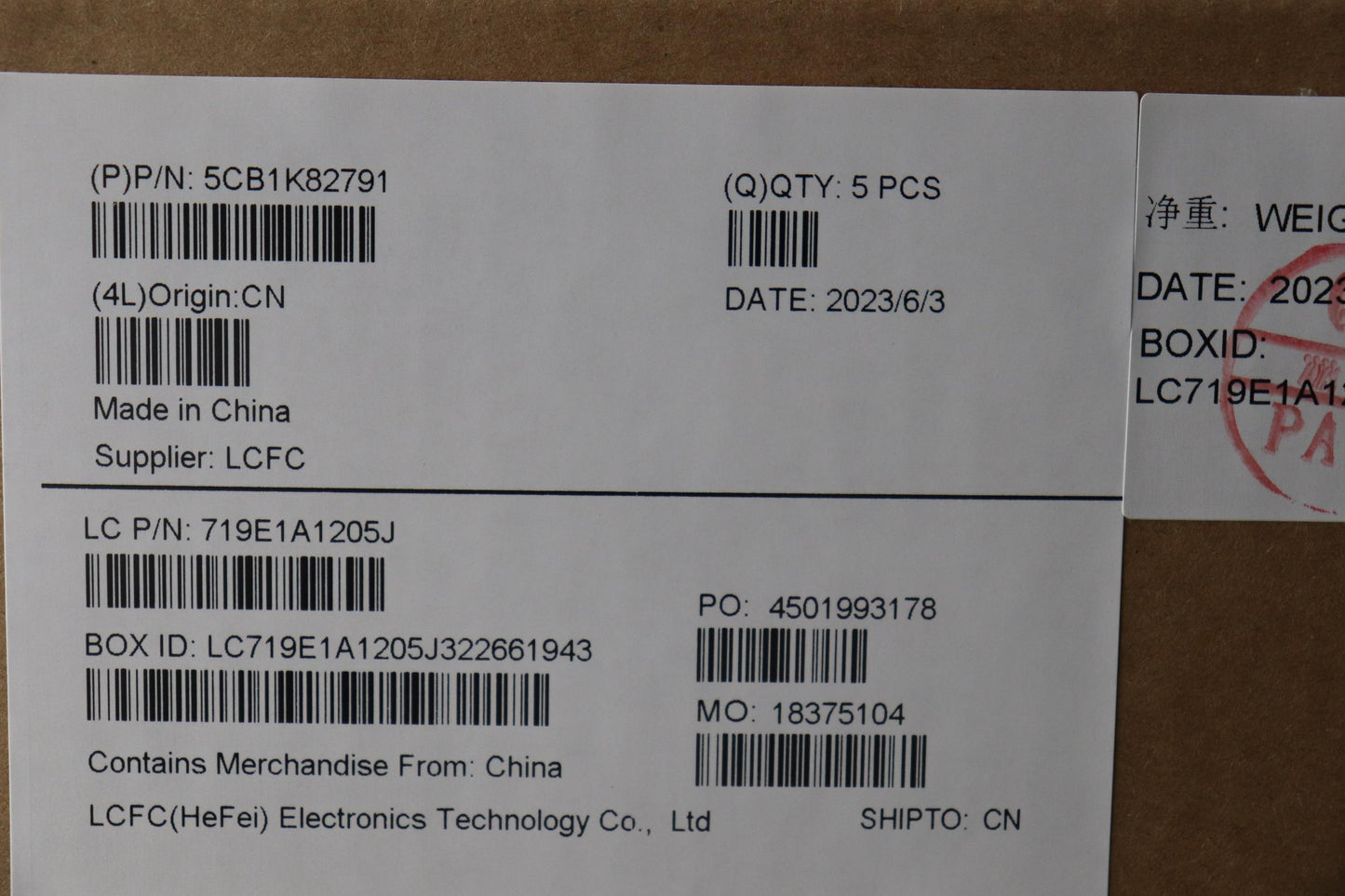 Lenovo Cover Upper Case Assembly Euro - 5CB1K82791