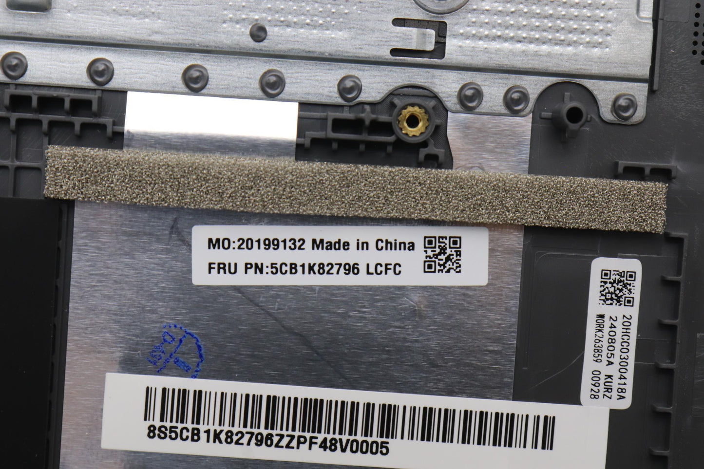 Lenovo Cover Upper Case Assembly Ukr - 5CB1K82796