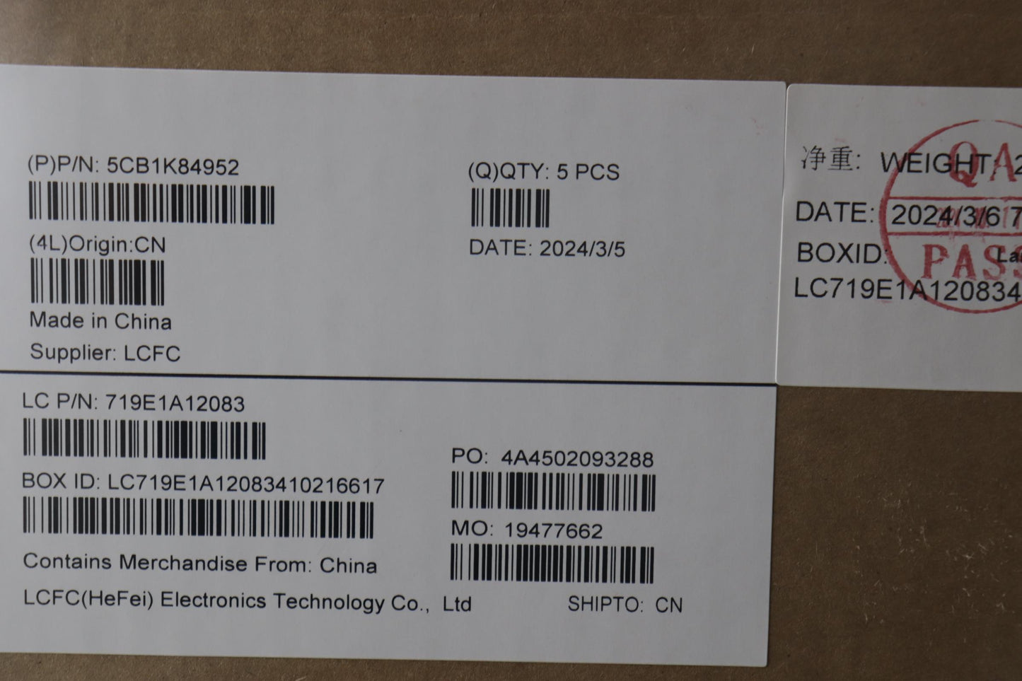 Lenovo Cover Upper Case Assembly Uke - 5CB1K84952