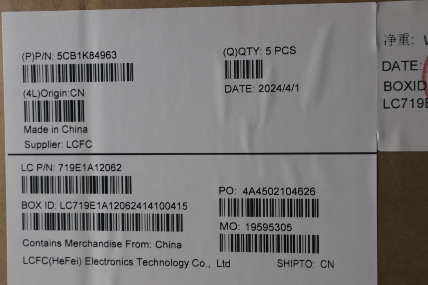 Lenovo Cover Upper Case Assembly Fra - 5CB1K84963