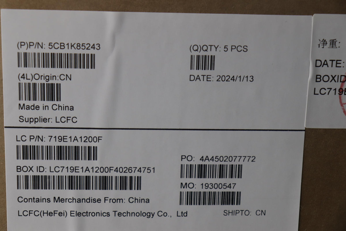 Lenovo Cover Upper Case Assembly Bel - 5CB1K85243