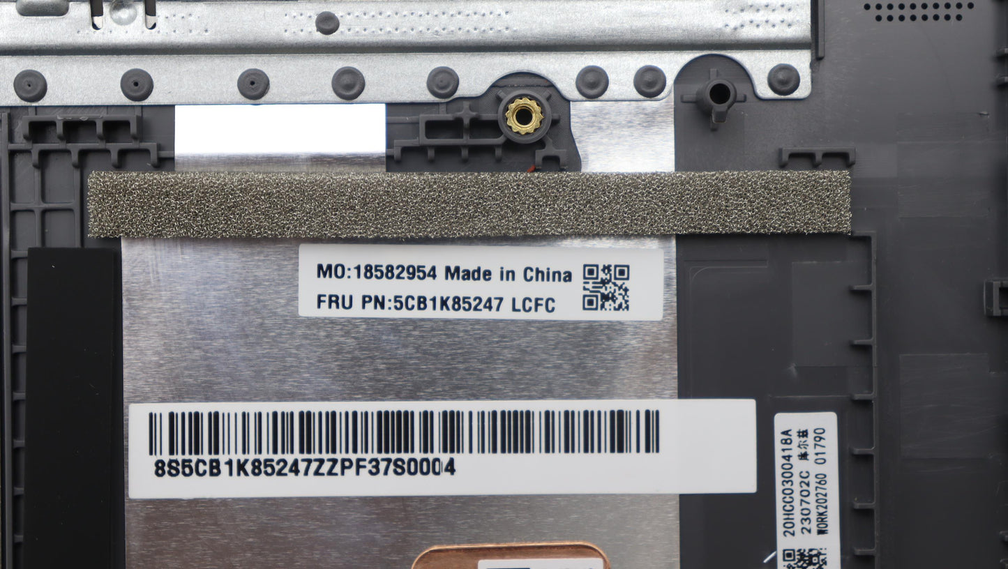 Lenovo Cover Upper Case Assembly Eng - 5CB1K85247