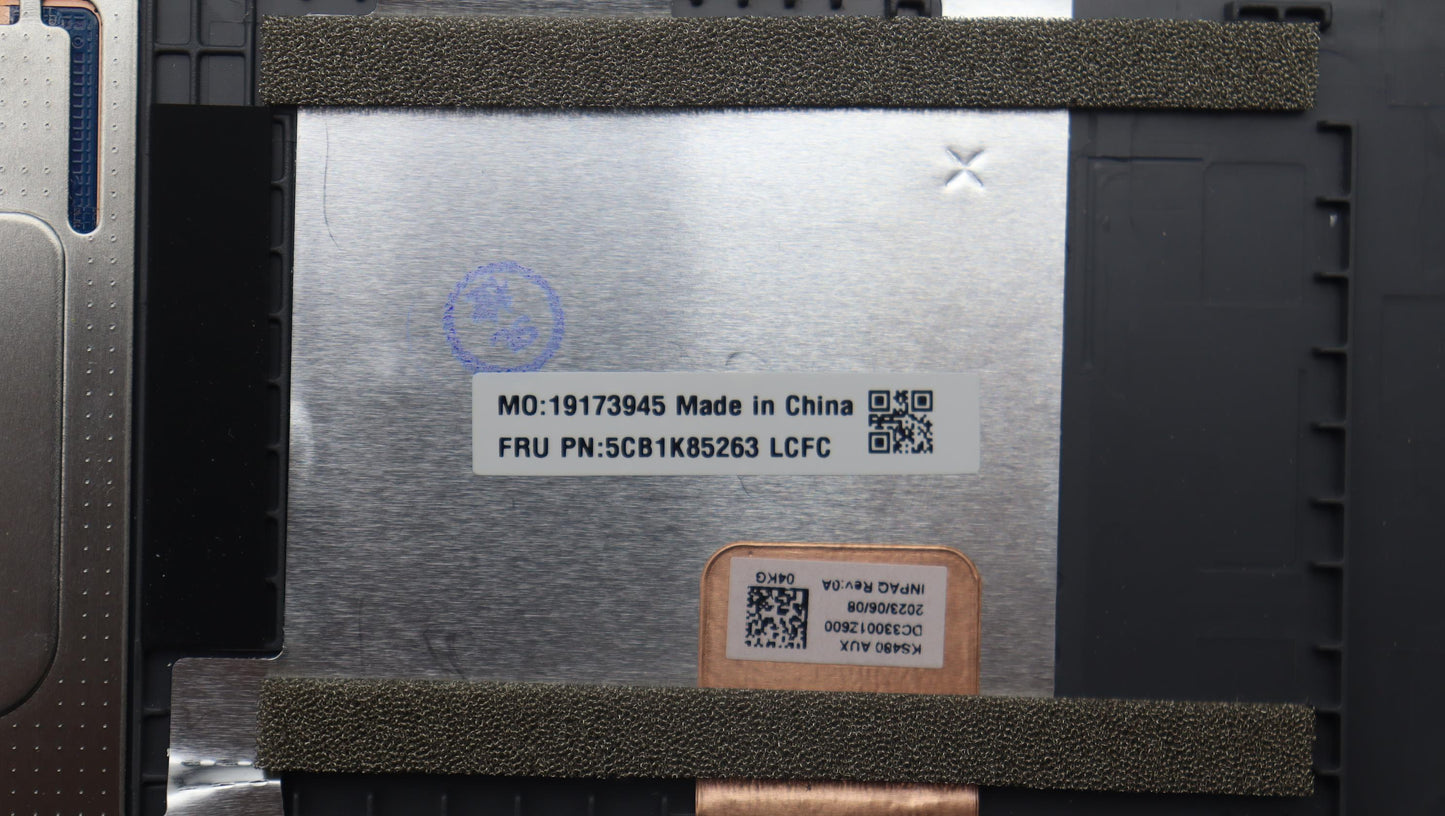 Lenovo Cover Upper Case Assembly Por - 5CB1K85263