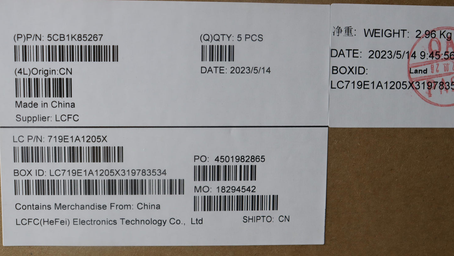 Lenovo Cover Upper Case Assembly Sws - 5CB1K85267