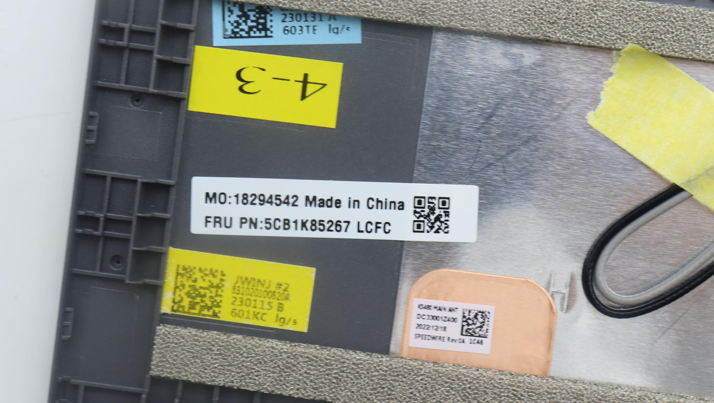 Lenovo Cover Upper Case Assembly Sws - 5CB1K85267