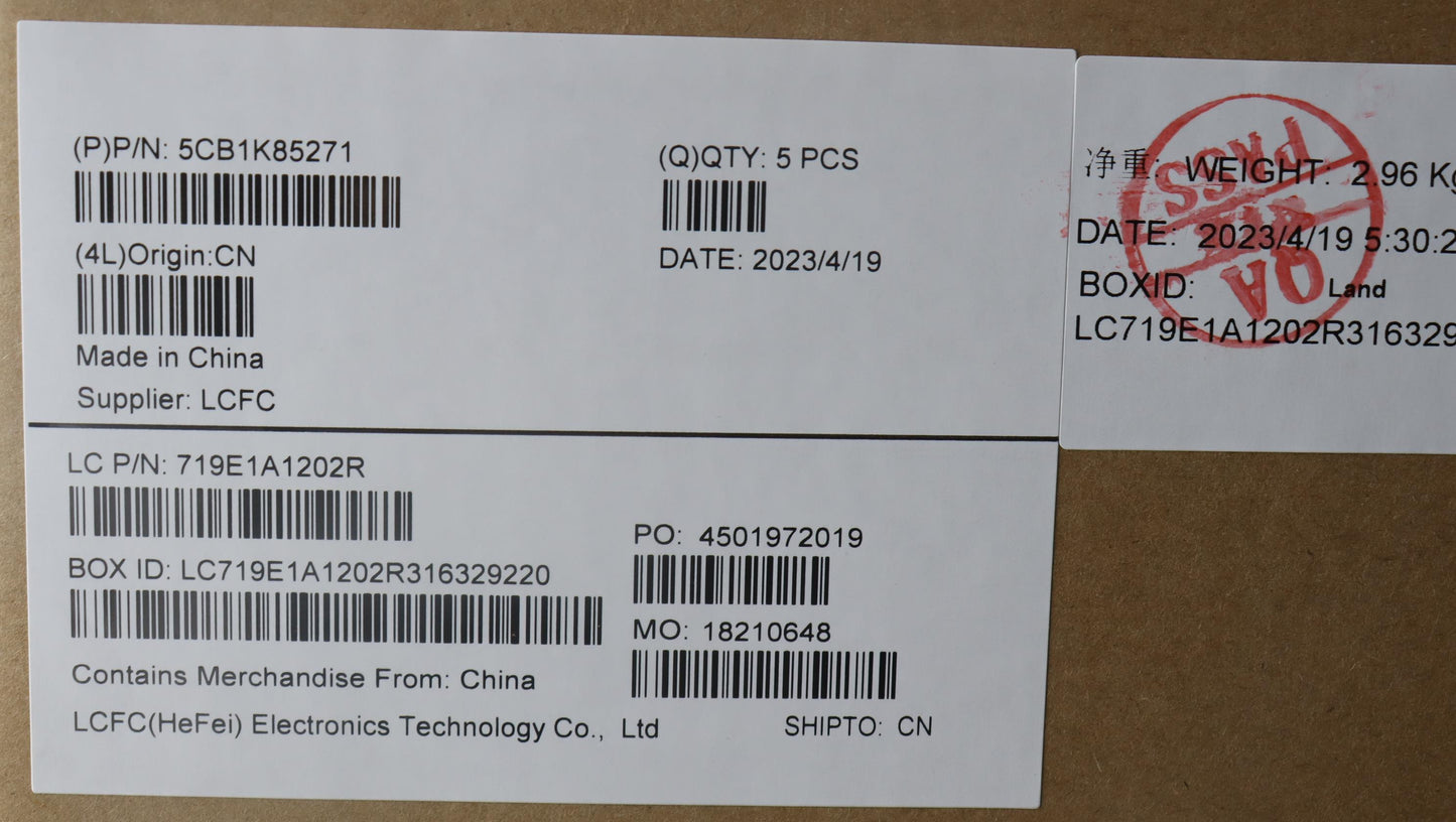 Lenovo Cover Upper Case Assembly Uke - 5CB1K85271