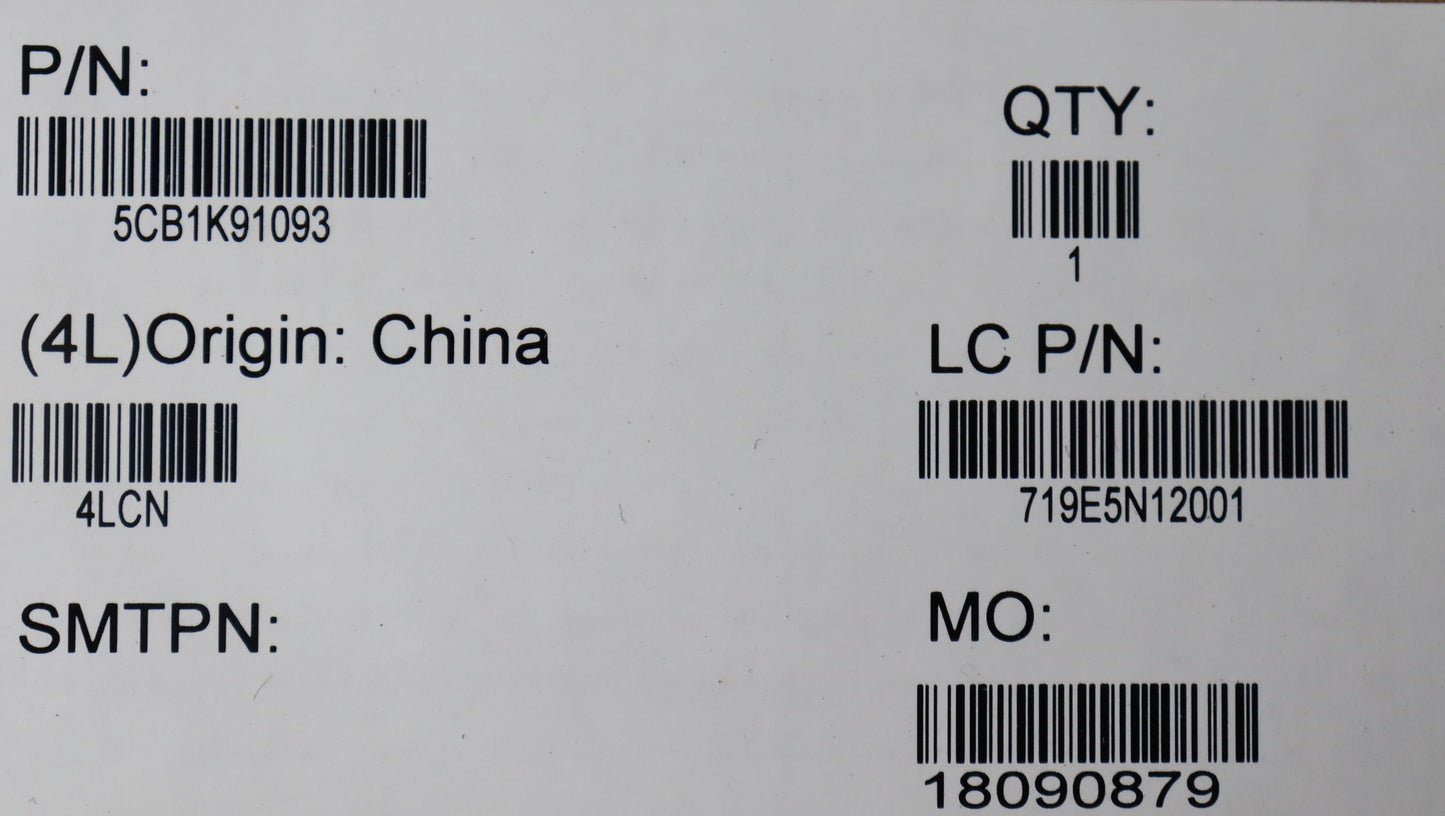 Lenovo D Cover, Black - 5CB1K91093